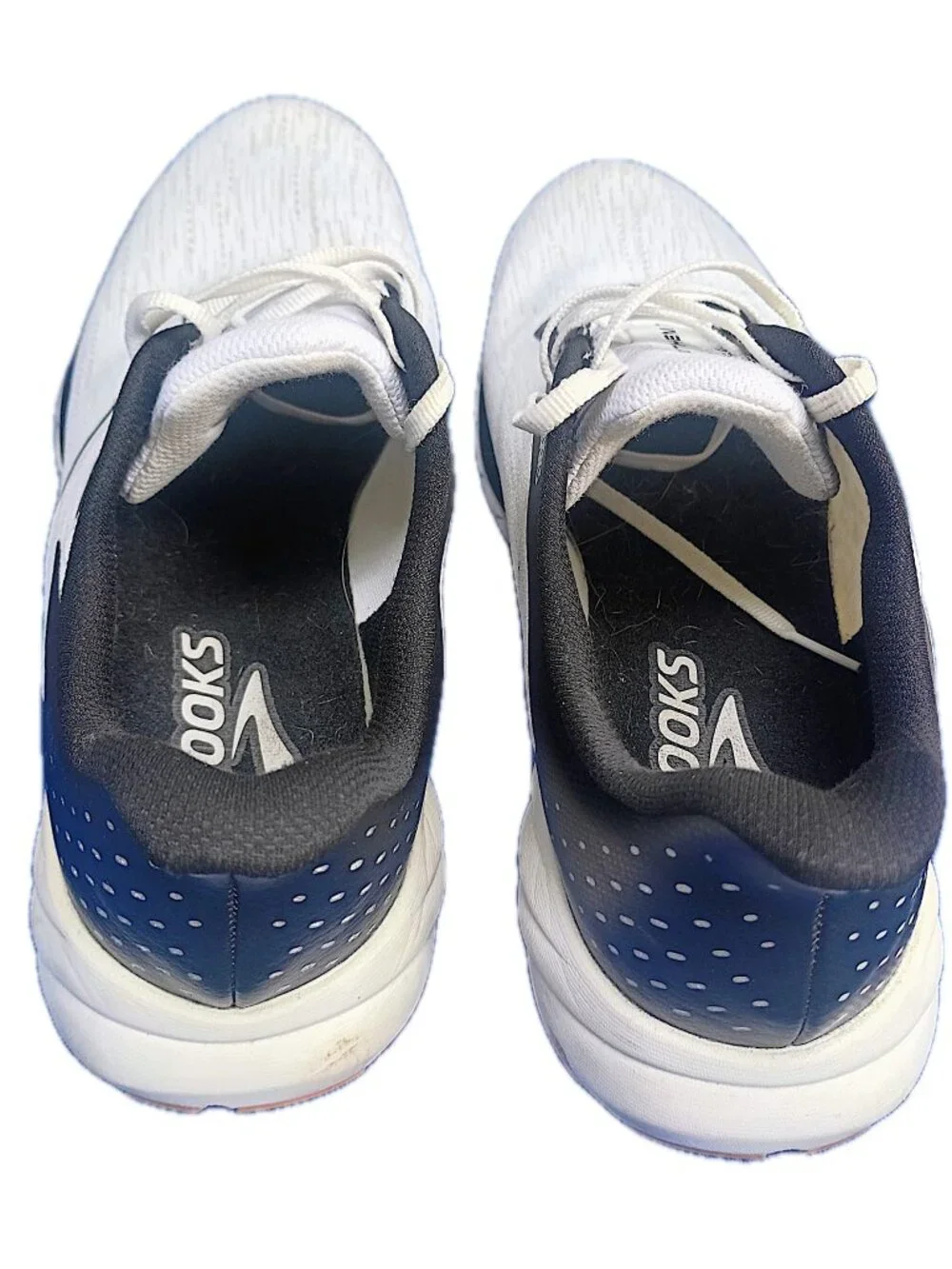 Brooks Anthem 7 Mens Running Shoes White Black Tan Size 11 Cushioned Comfort